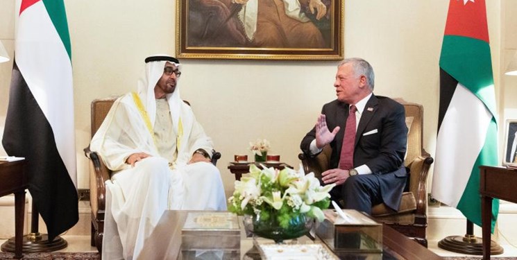 دیدار رئیس امارات با شاه اردن